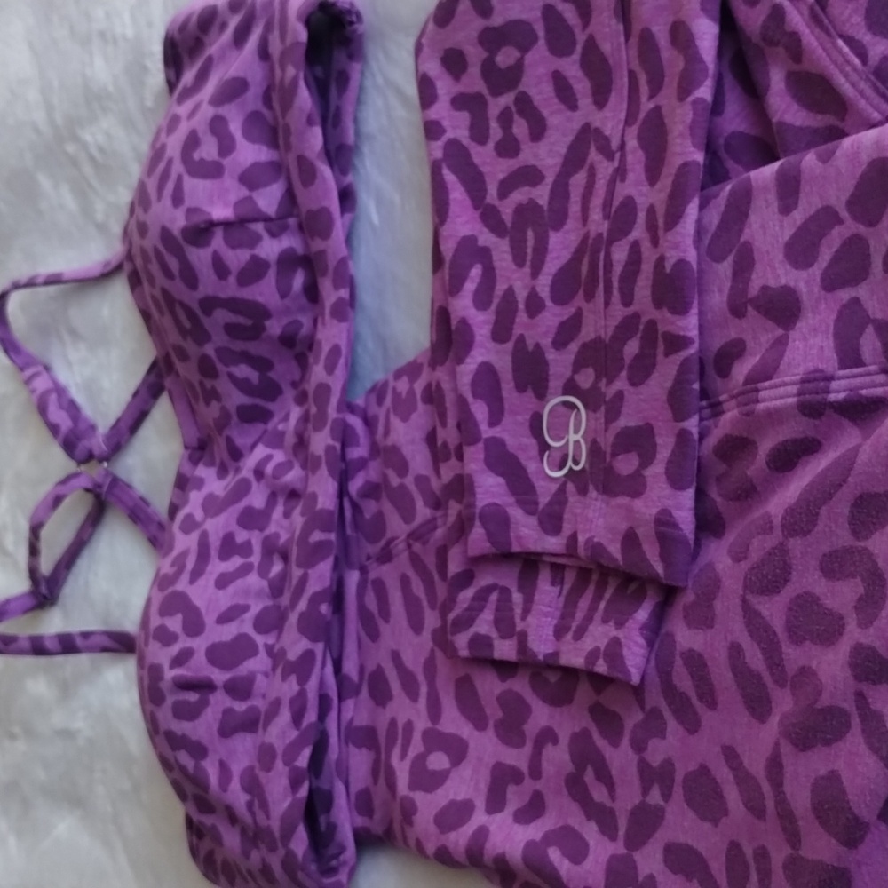 ๐RESERVED๐ Bombshell Pumped Animal Purple Cheetah Leopard Print Lavender Bra - Picture 6 of 13